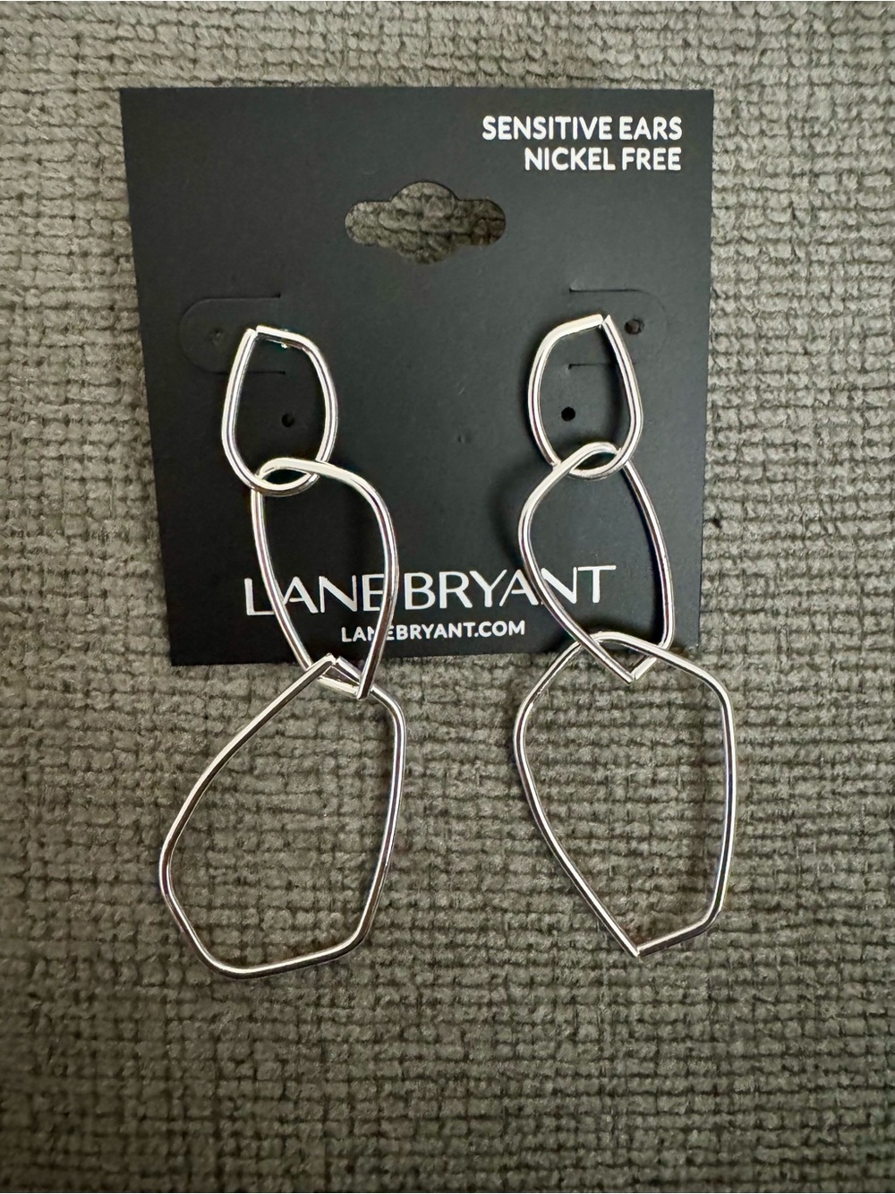 🌺NWT Lane Bryant Linked Geometric Drop Earrings ✨💲12.95